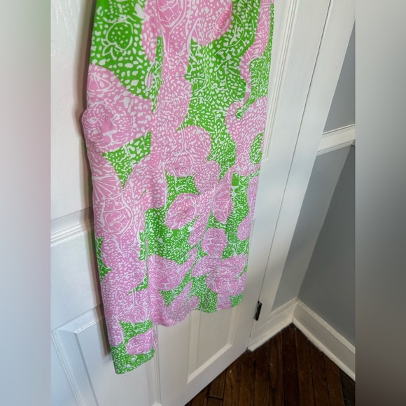 Lilly Pulitzer McCallum Dress – Size 0 – Pink & Green Limeade Print – Sweet - Picture 6 of 12